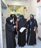 تفقد سعادة المدير العام لحملة تطعيم الإنفلونزا بمركز الوكرة الصحي 2020