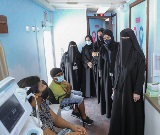 تفقد سعادة المدير العام لحملة تطعيم الإنفلونزا بمركز الوكرة الصحي 2020