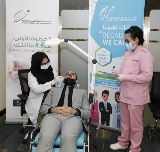 نشاطات اليوم العالمي لصحة الفم في عيادة موظفي الرعاية الصحية الأولية 2021